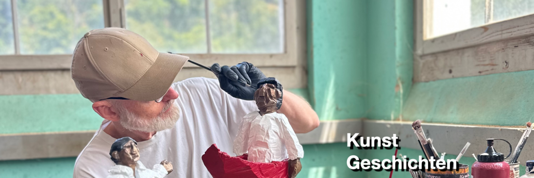 marcel atelier pigmentieren Marcel Bernet holzbildhauer figürlich holzskulptur sculptor figurative wood art kettensäge chainsaw motorsäge