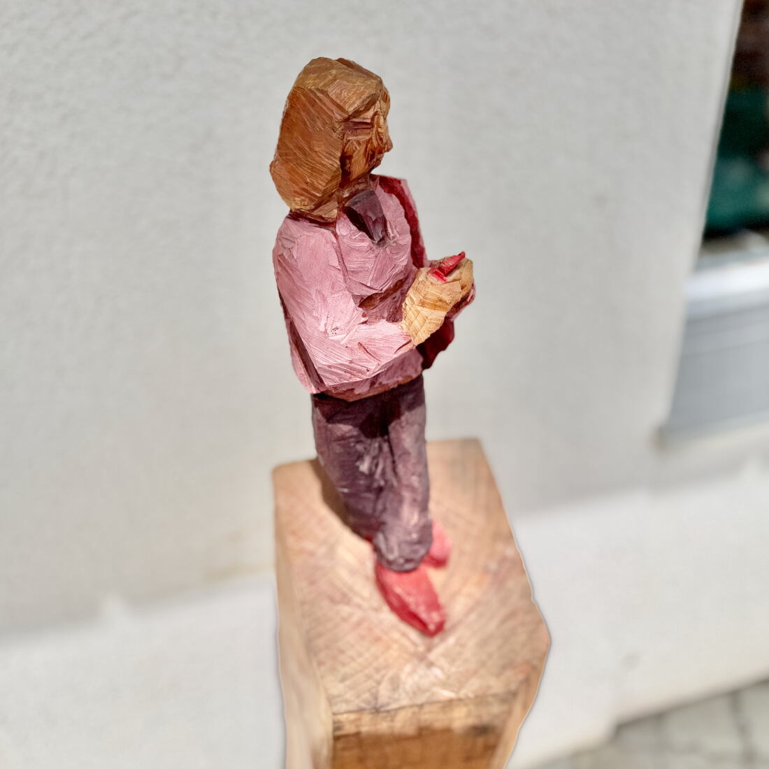 Marcel Bernet holzbildhauer figürlich holzskulptur sculptor figurative wood art kettensäge chainsaw motorsäge rigi weggis luzern edelweiss