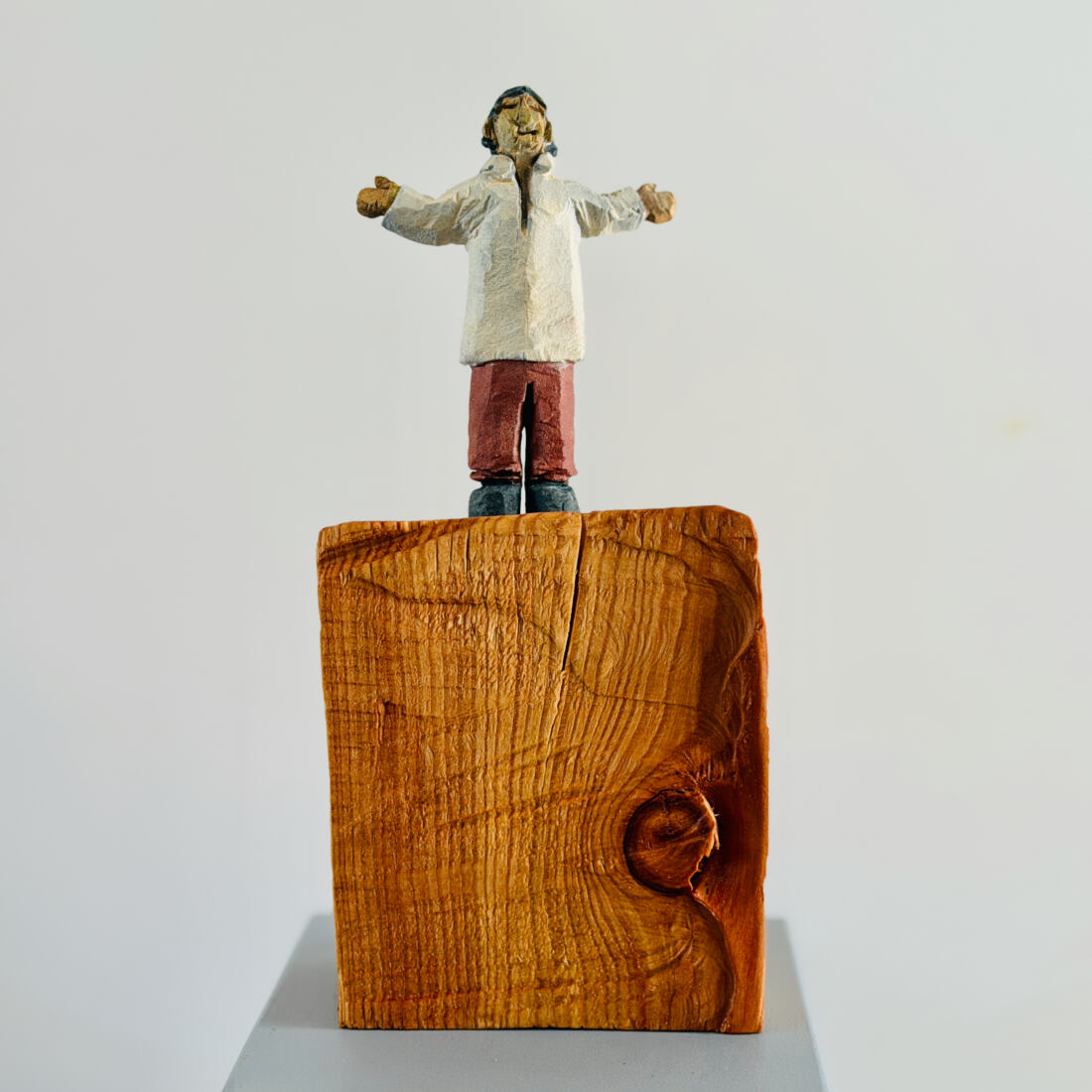 Marcel Bernet holzbildhauer figürlich holzskulptur sculptor figurative wood art kettensäge chainsaw motorsäge 3D print